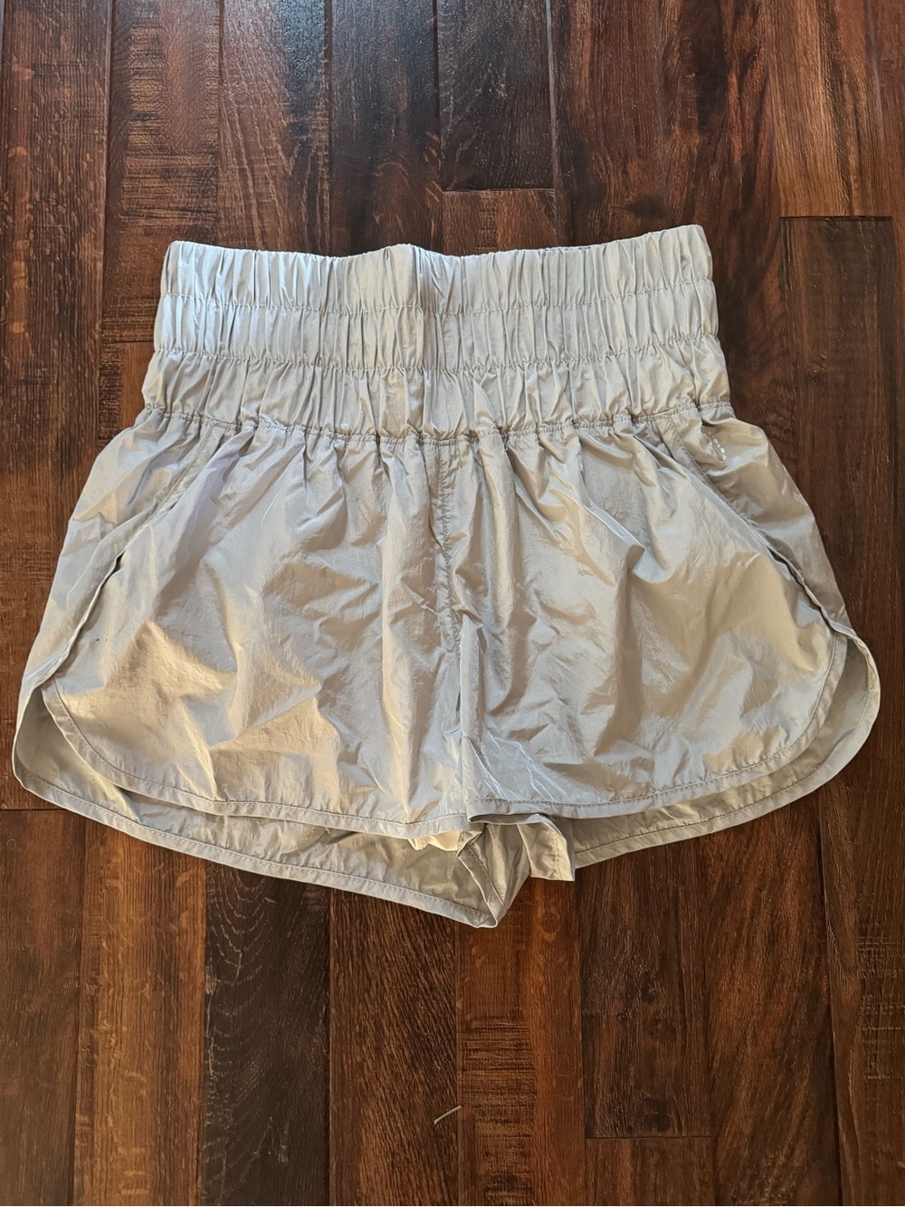 FP Movement by Free People Light Gray Elastic Waist Athletic Shorts